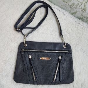 Nicole Miller New York Leather Look Crossbody
